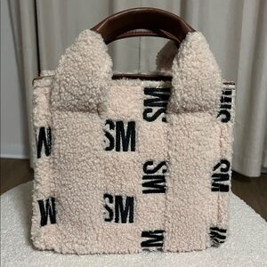 Steve Madden Sherpa Bwebber Crossbody Handbag